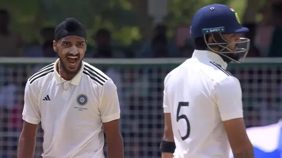 Arshdeep Singh Humiliates Riyan Parag with Fierce Send-Off in Duleep Trophy, Shows him who's Boss