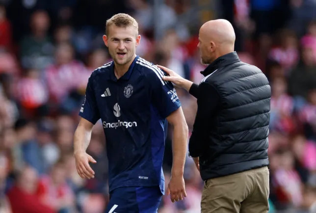 Matthijs de Ligt gives injury update following Manchester United's victory over Southampton