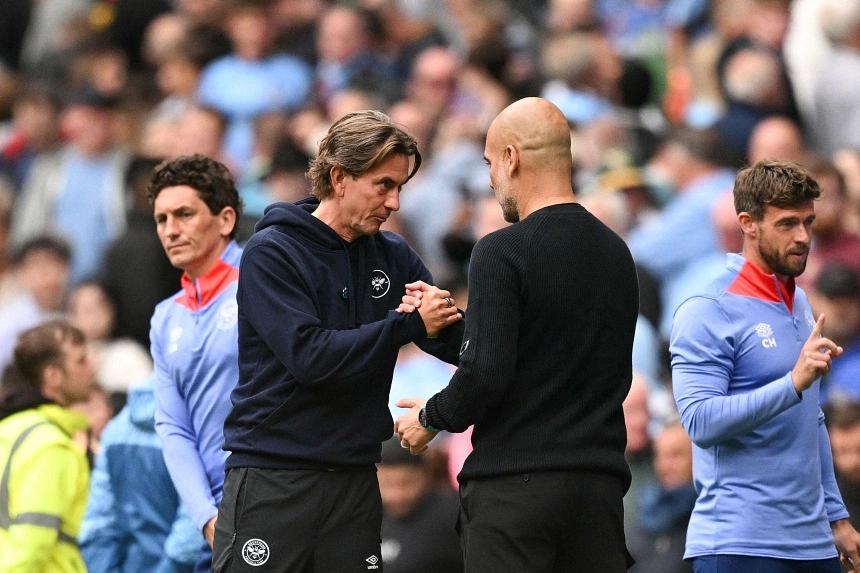 Guardiola praises Brentford manager Thomas Frank following tough 2-1 victory for Man City