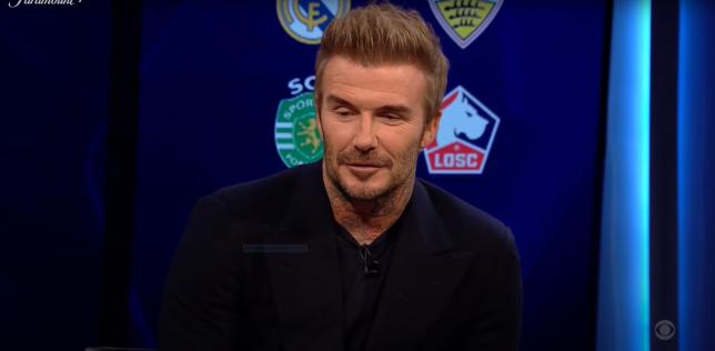 David Beckham reveals sorrow over Manchester United's absence from Champions League