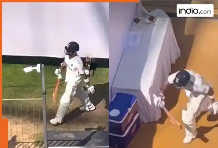 VIDEO: Virat Kohli vents frustration, smashes water box after unfortunate dismissal against New Zealand in Pune