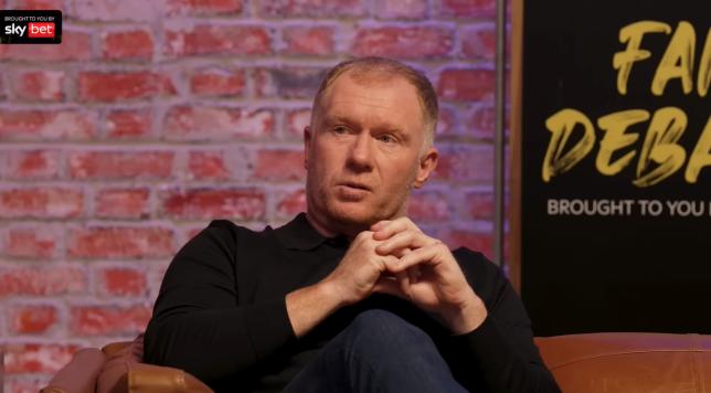 England legend Paul Scholes reveals his unexpected choice to win the Champions League