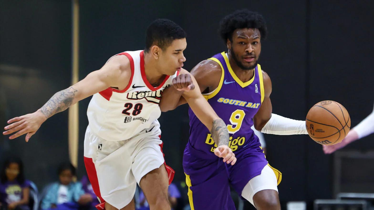 Bronny James Makes Big Return with Career-High 31 Points in G League