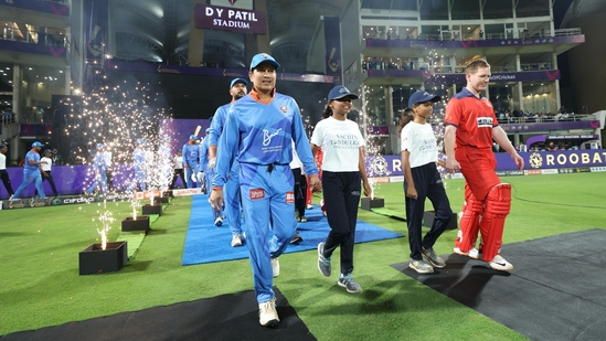 Sachin Tendulkar Foundation Kids Play Alongside Cricket Legends at DY Patil Stadium in International Masters League