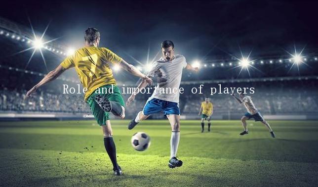 Role and importance of players